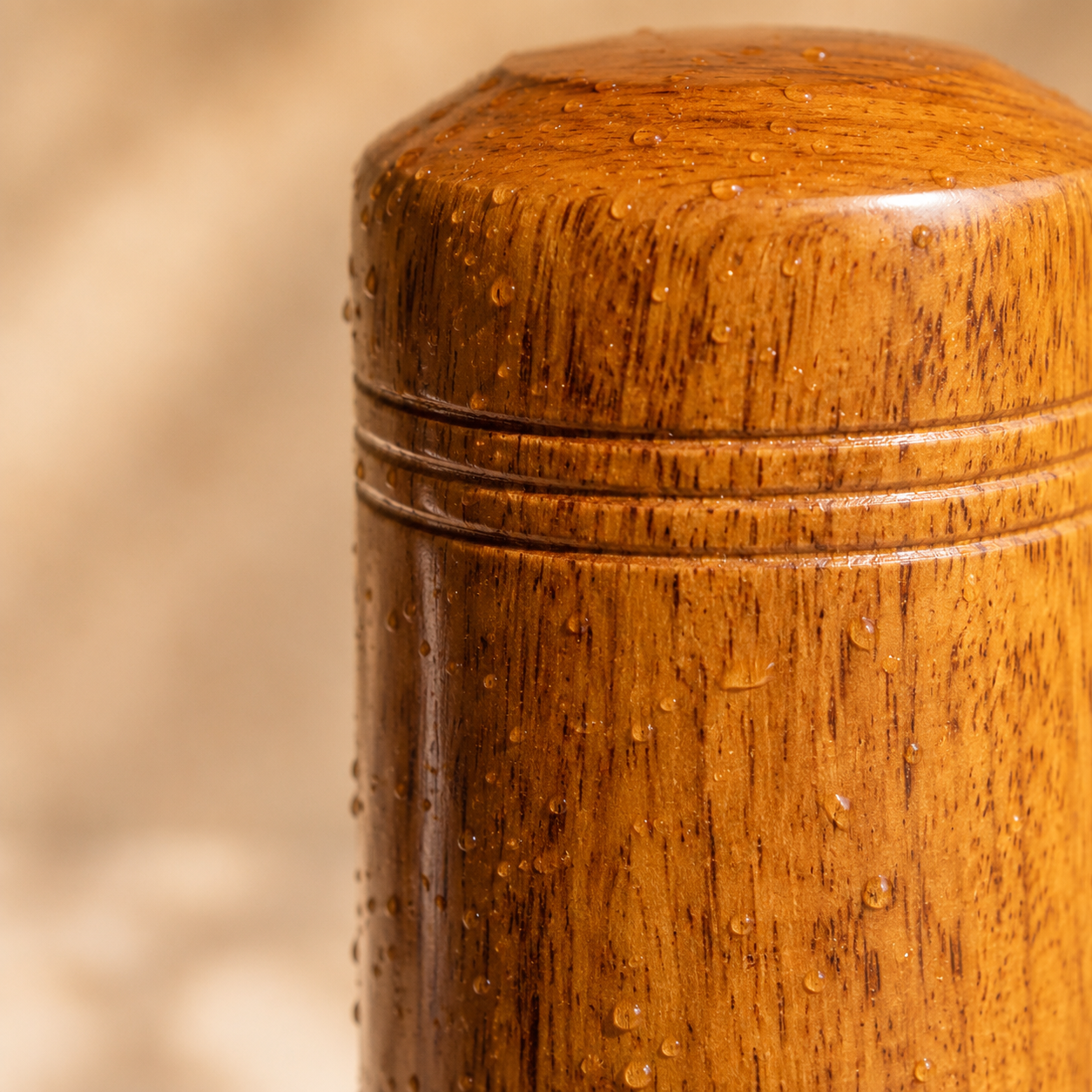 Vijaysar tumbler resting